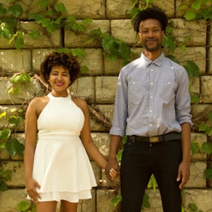 Picture of wife and I at Piedmont park