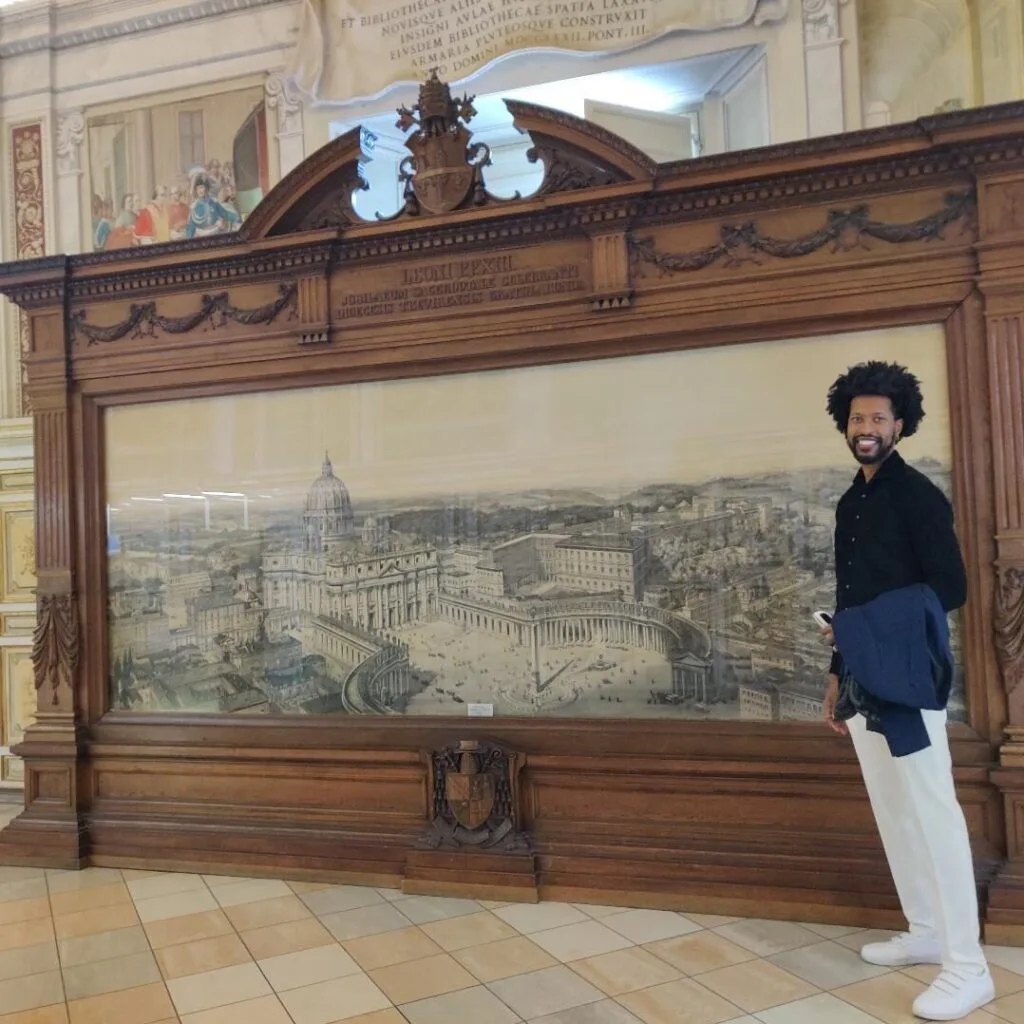 Picture inside St. Peter's Bascillica.