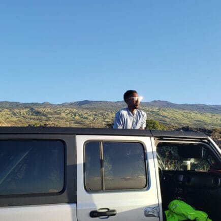 A picture of Stefan Glover in Hawaii