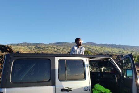 A picture of Stefan Glover in Hawaii