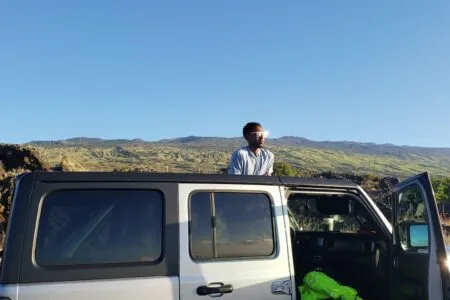 A picture of Stefan Glover in Hawaii