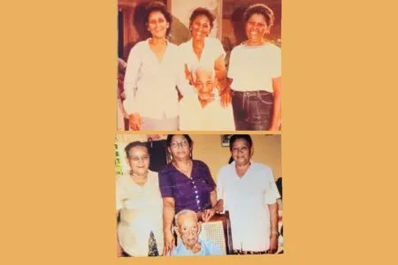 A picture of my elder family members in the Dominican Republic.