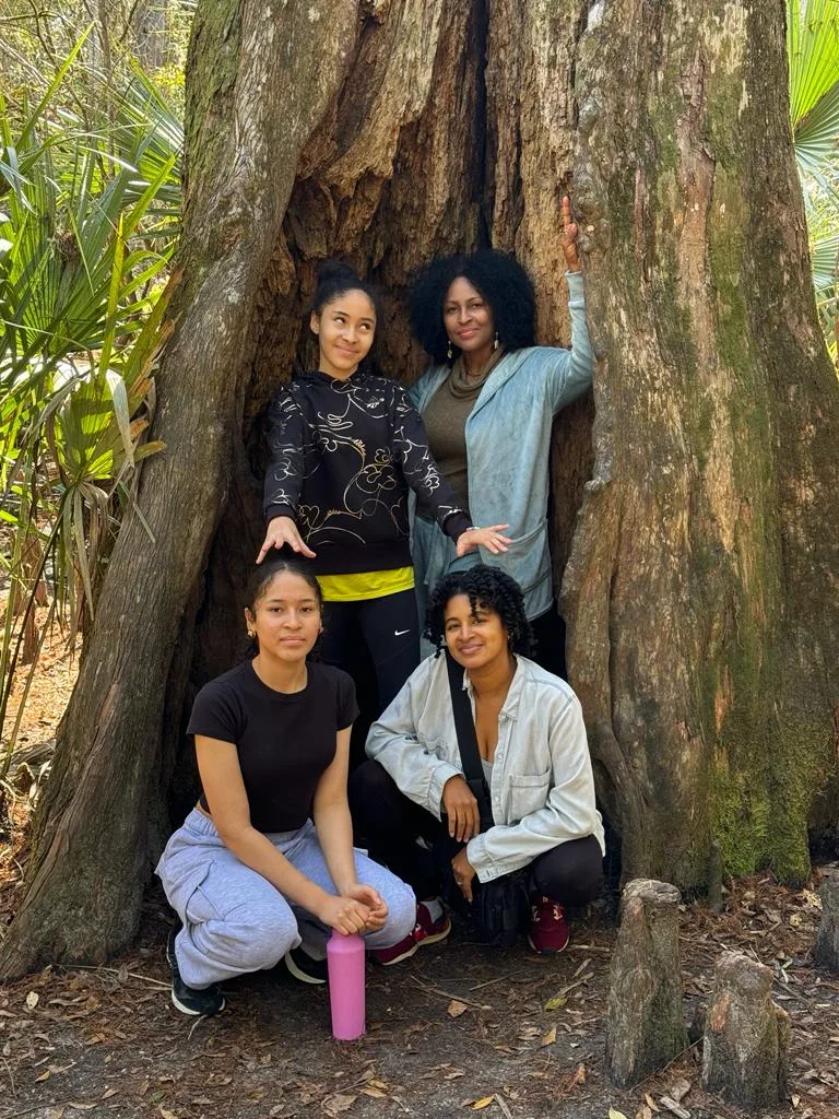 An open tree we spotted while hiking.