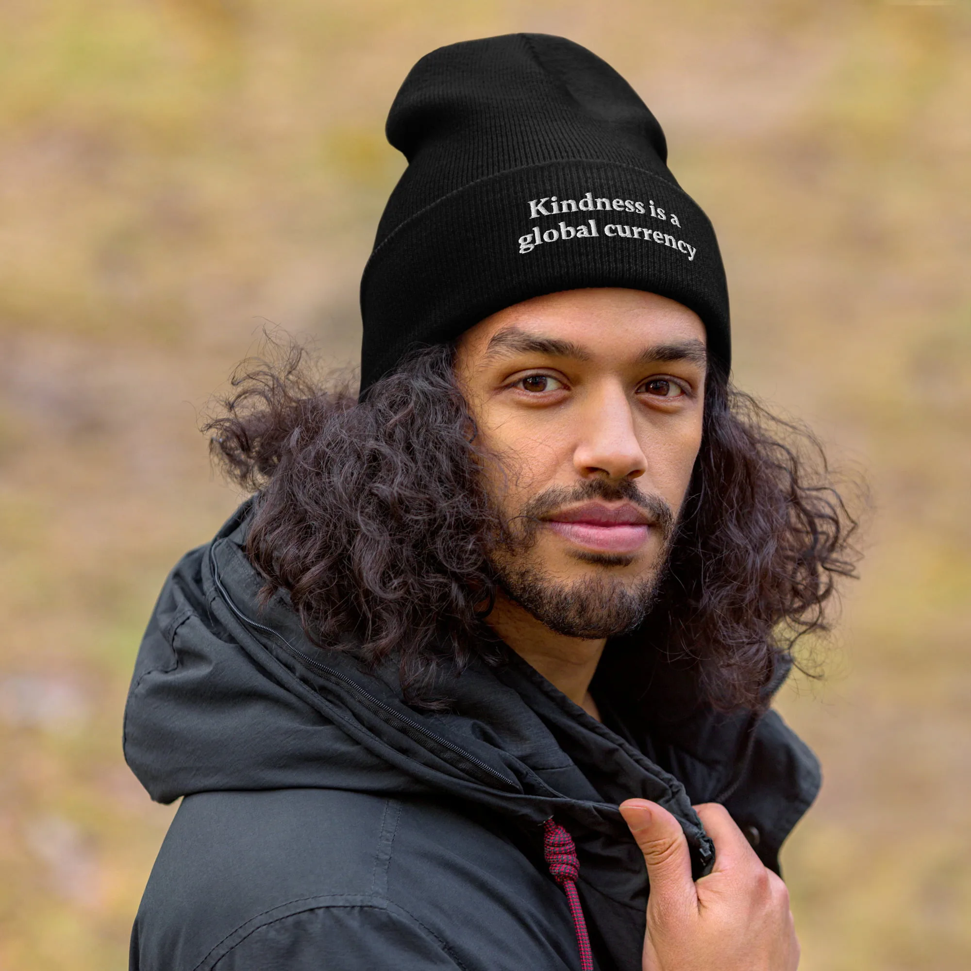 Kindness is a global currency beanie