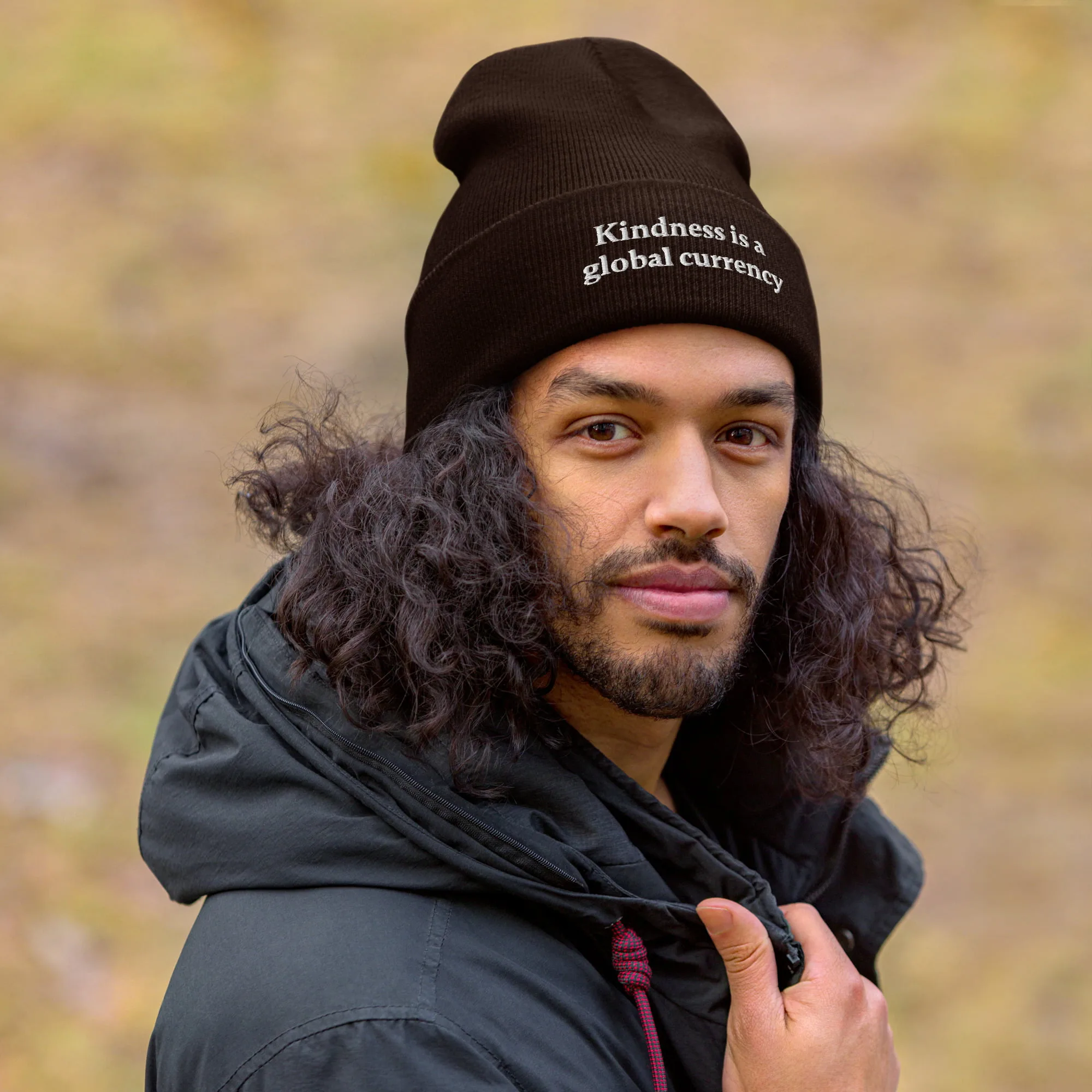 Kindness is a global currency beanie - Image 2