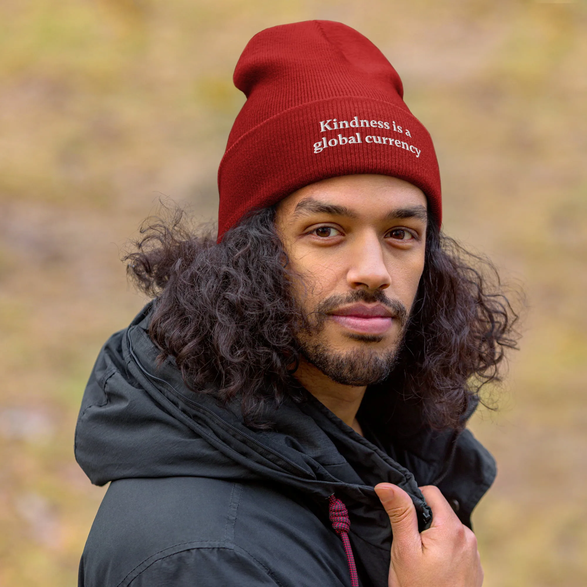 Kindness is a global currency beanie - Image 4