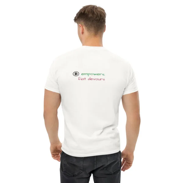 Unisex Bitcoin empowers tee