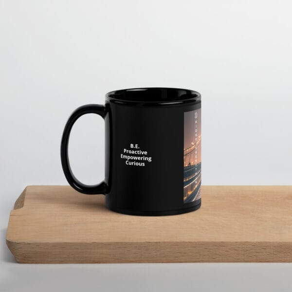 Black Glossy Mug - Image 2